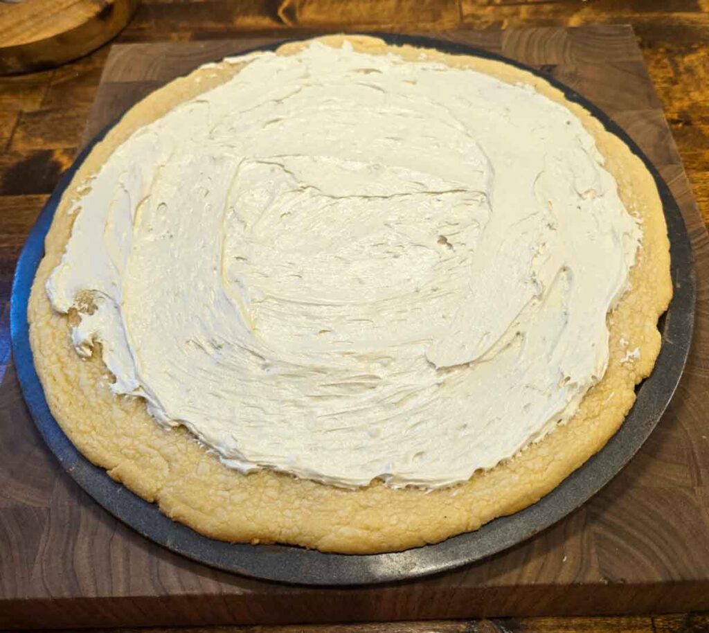 Iced sugar cookie crust